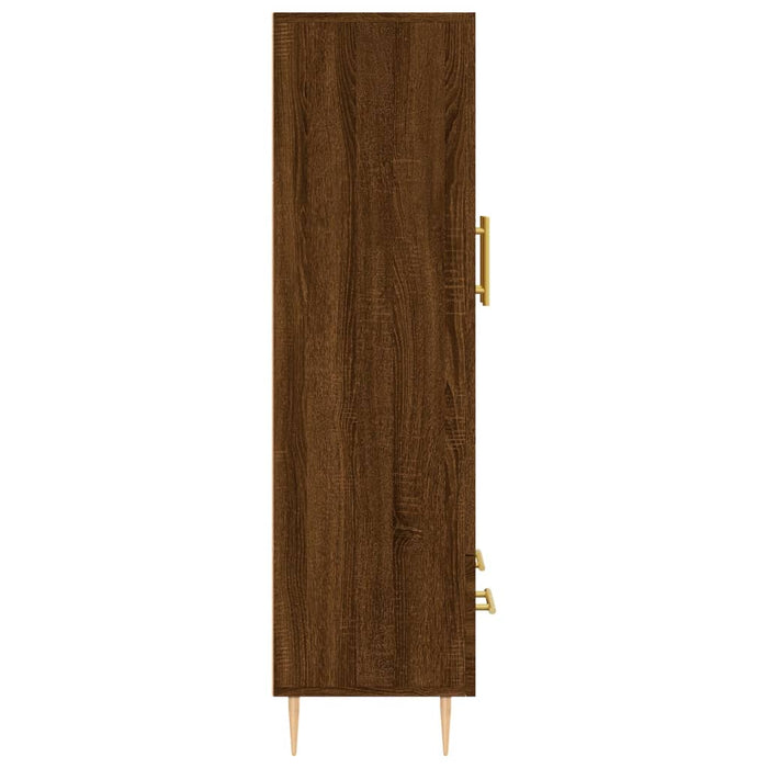 Dulap înalt, stejar maro, 69,5x31x115 cm, lemn prelucrat WALTI
