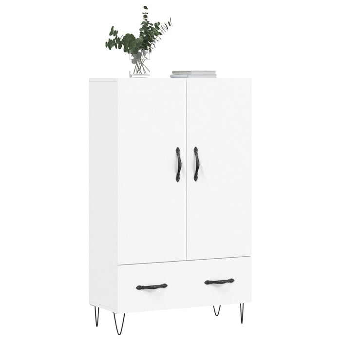 Dulap înalt, alb, 69,5x31x115 cm, lemn prelucrat WALTI