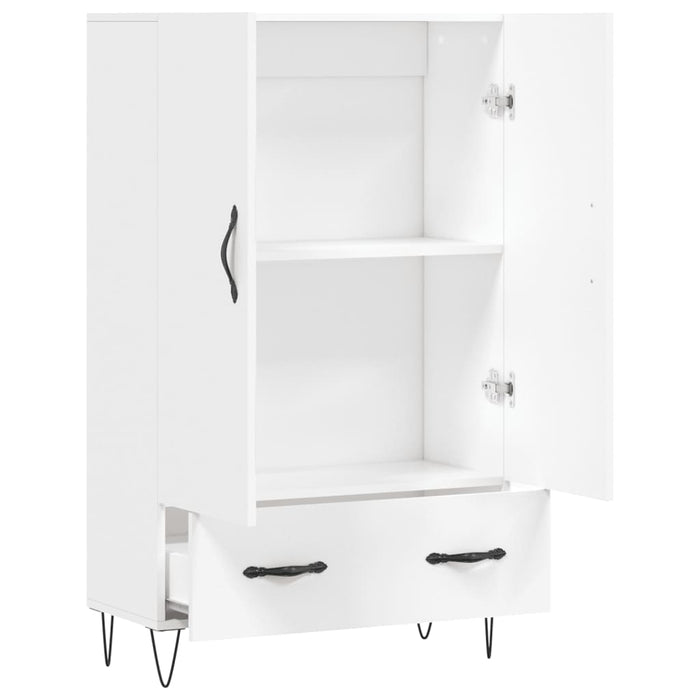 Dulap înalt, alb, 69,5x31x115 cm, lemn prelucrat WALTI