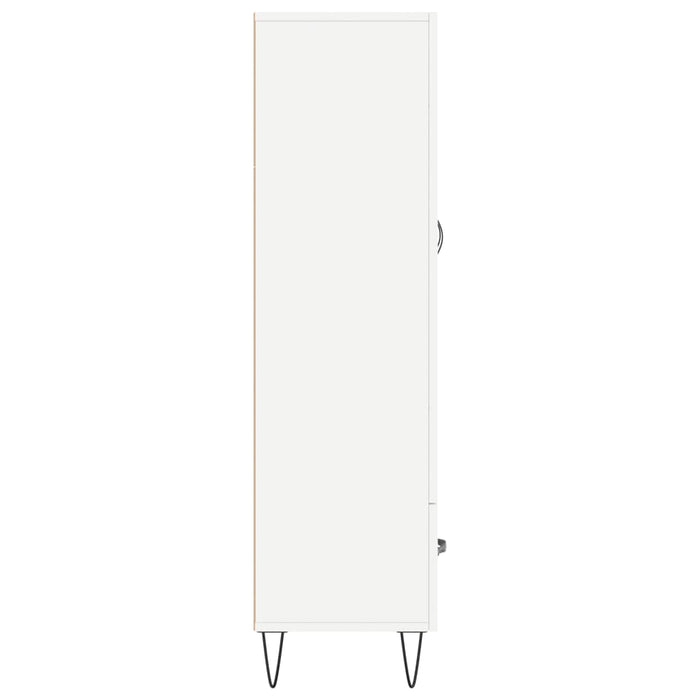 Dulap înalt, alb, 69,5x31x115 cm, lemn prelucrat WALTI