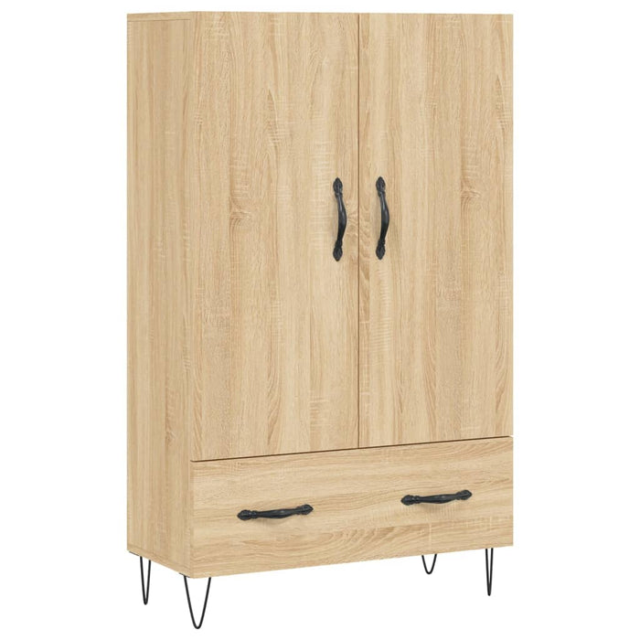 Dulap înalt, stejar Sonoma, 69,5x31x115 cm, lemn prelucrat WALTI