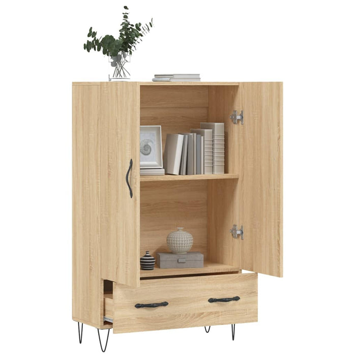 Dulap înalt, stejar Sonoma, 69,5x31x115 cm, lemn prelucrat WALTI