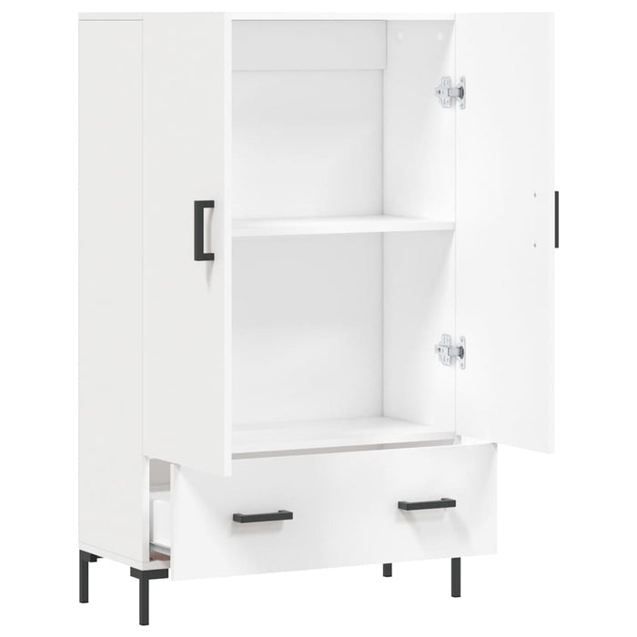 Dulap înalt, alb, 69,5x31x115 cm, lemn prelucrat WALTI