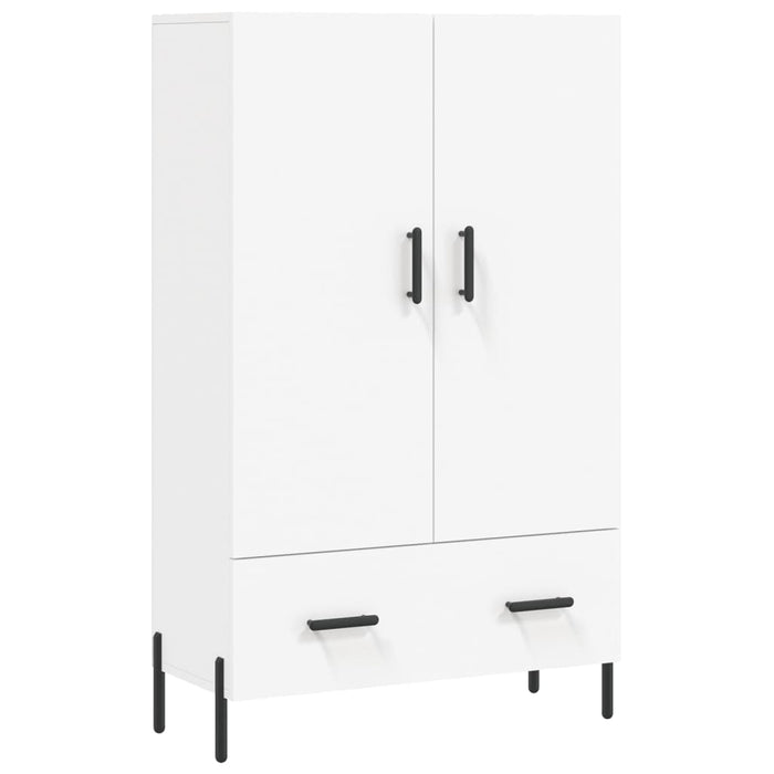 Dulap înalt, alb, 69,5x31x115 cm, lemn prelucrat - WALTI WALTI