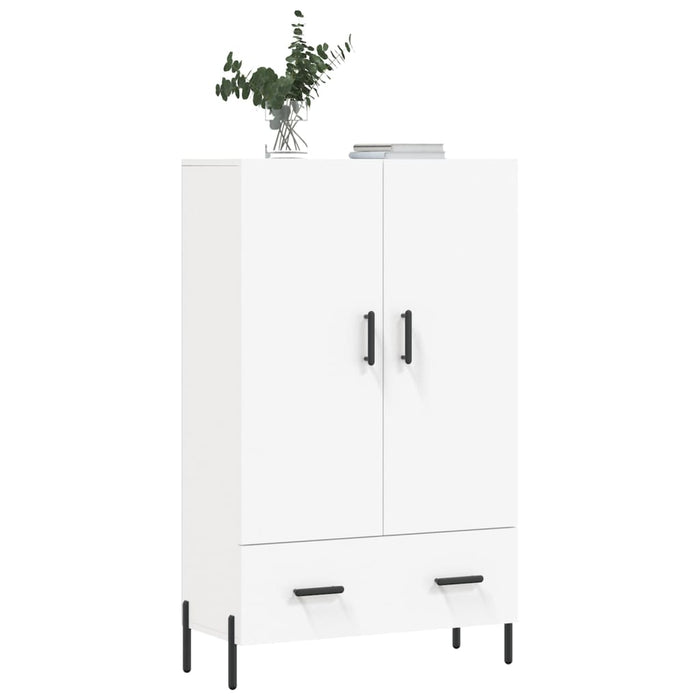 Dulap înalt, alb, 69,5x31x115 cm, lemn prelucrat - WALTI WALTI