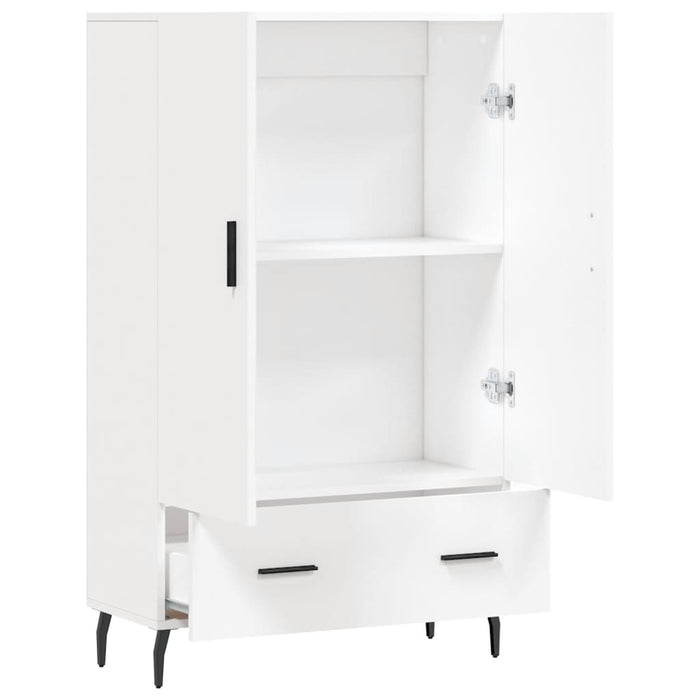 Dulap înalt, alb, 69,5x31x115 cm, lemn prelucrat WALTI