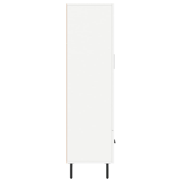Dulap înalt, alb, 69,5x31x115 cm, lemn prelucrat WALTI