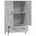 Dulap înalt, gri beton, 69,5x31x115 cm, lemn prelucrat - WALTI WALTI