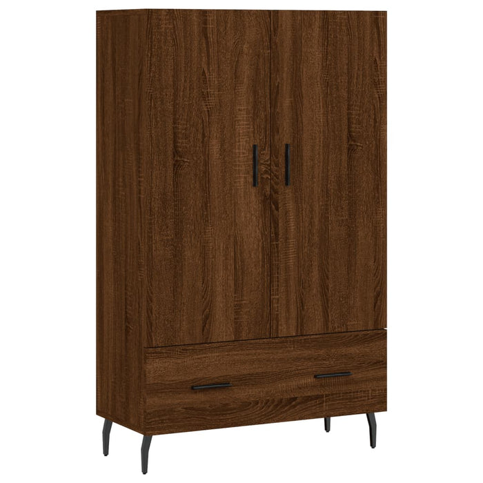 Dulap înalt, stejar maro, 69,5x31x115 cm, lemn prelucrat WALTI