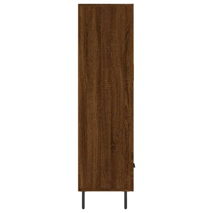 Dulap înalt, stejar maro, 69,5x31x115 cm, lemn prelucrat WALTI