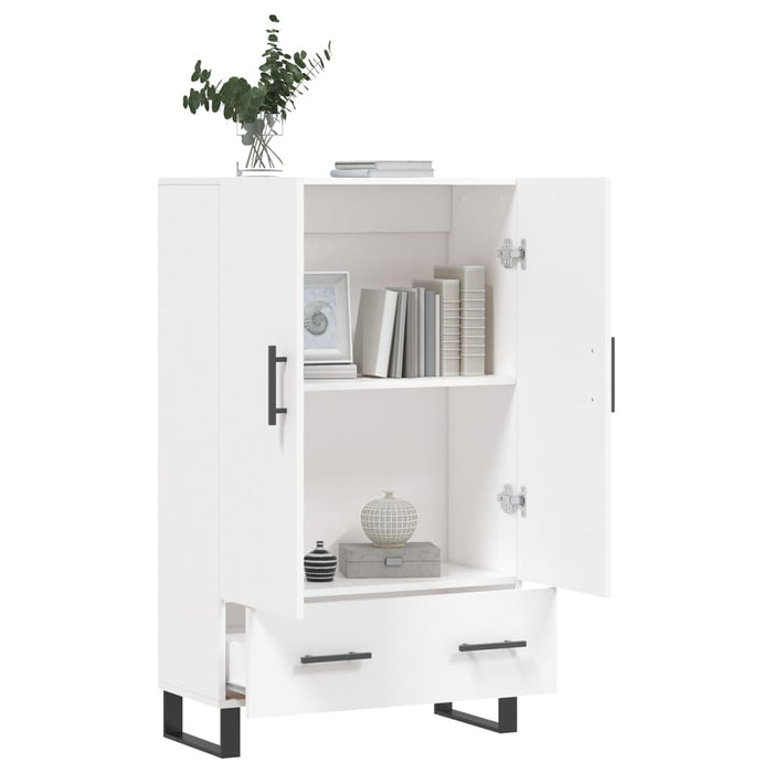 Dulap înalt, alb, 69,5x31x115 cm, lemn prelucrat WALTI