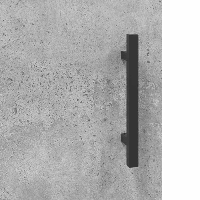 Dulap înalt, gri beton, 69,5x31x115 cm, lemn prelucrat - WALTI WALTI