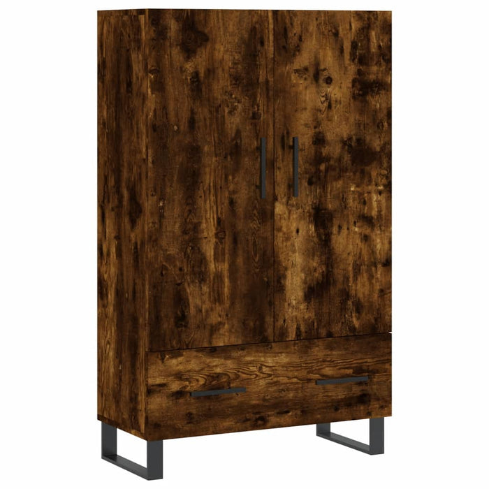 Dulap înalt, stejar afumat, 69,5x31x115 cm, lemn prelucrat - WALTI WALTI
