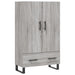 Dulap gri Sonoma 69,5x31x115 cm, lemn prelucrat - WALTI WALTI