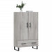Dulap gri Sonoma 69,5x31x115 cm, lemn prelucrat - WALTI WALTI