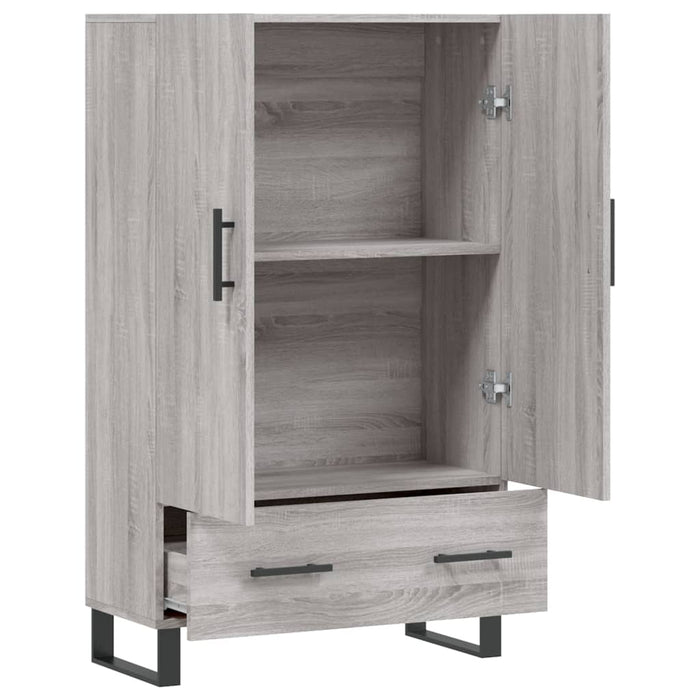 Dulap gri Sonoma 69,5x31x115 cm, lemn prelucrat - WALTI WALTI