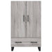 Dulap gri Sonoma 69,5x31x115 cm, lemn prelucrat - WALTI WALTI