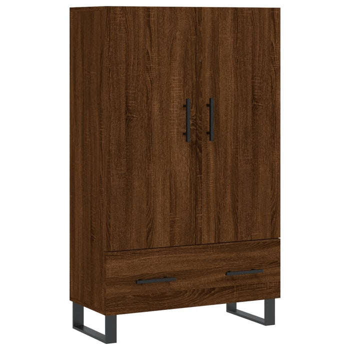 Dulap înalt, stejar maro, 69,5x31x115 cm, lemn prelucrat WALTI