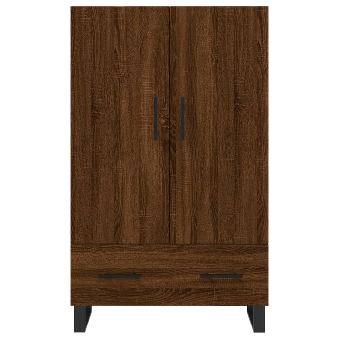 Dulap înalt, stejar maro, 69,5x31x115 cm, lemn prelucrat WALTI