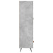 Dulap înalt, gri beton, 69,5x31x115 cm, lemn prelucrat - WALTI WALTI
