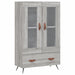 Dulap gri Sonoma 69,5x31x115 cm, lemn prelucrat - WALTI WALTI