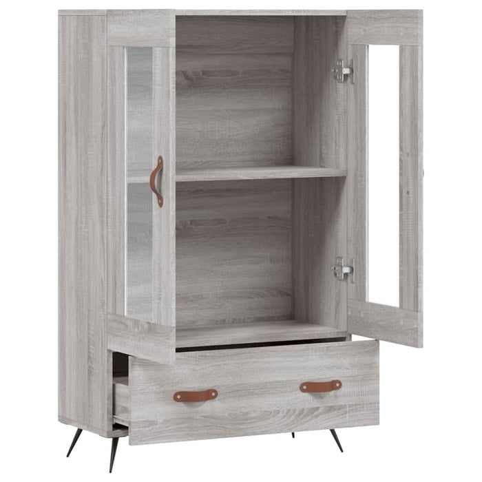 Dulap gri Sonoma 69,5x31x115 cm, lemn prelucrat - WALTI WALTI