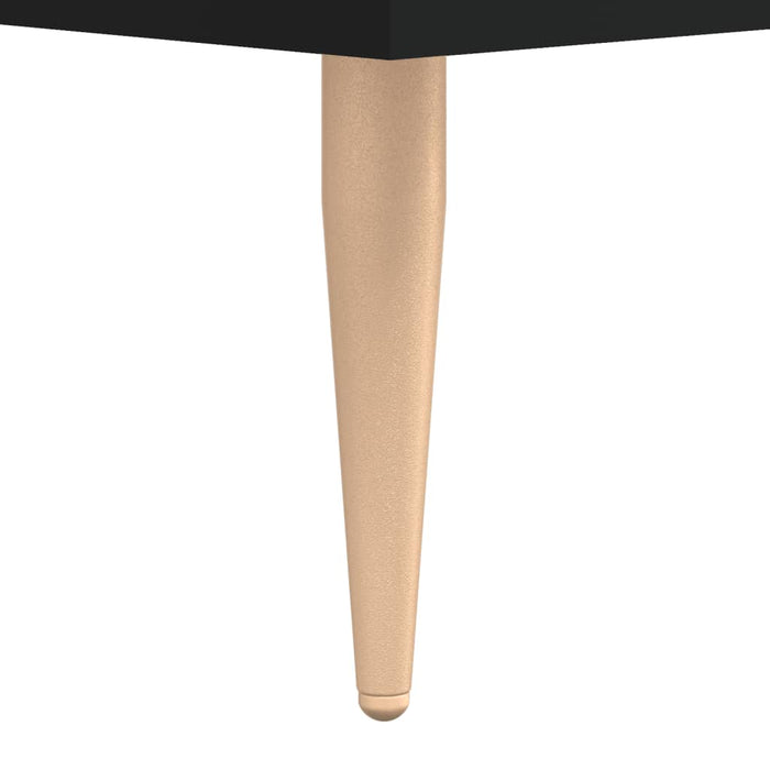 Dulap înalt, negru, 69,5x31x115 cm, lemn prelucrat WALTI