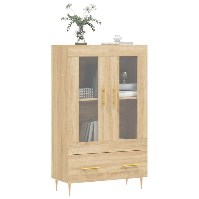 Dulap înalt, stejar Sonoma, 69,5x31x115 cm, lemn prelucrat - WALTI WALTI