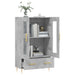 Dulap înalt, gri beton, 69,5x31x115 cm, lemn prelucrat - WALTI WALTI