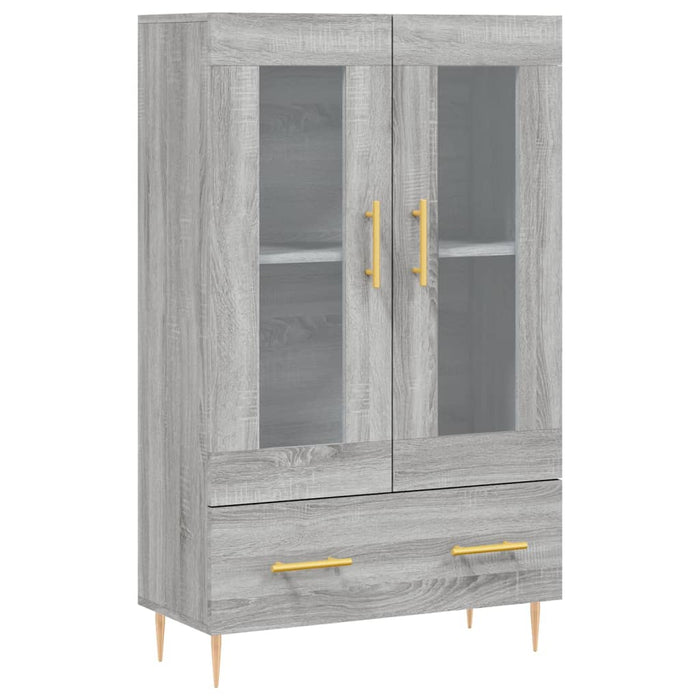 Dulap gri Sonoma 69,5x31x115 cm, lemn prelucrat - WALTI WALTI