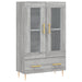Dulap gri Sonoma 69,5x31x115 cm, lemn prelucrat - WALTI WALTI