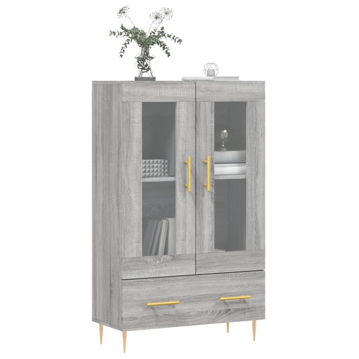 Dulap gri Sonoma 69,5x31x115 cm, lemn prelucrat - WALTI WALTI