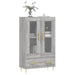 Dulap gri Sonoma 69,5x31x115 cm, lemn prelucrat - WALTI WALTI