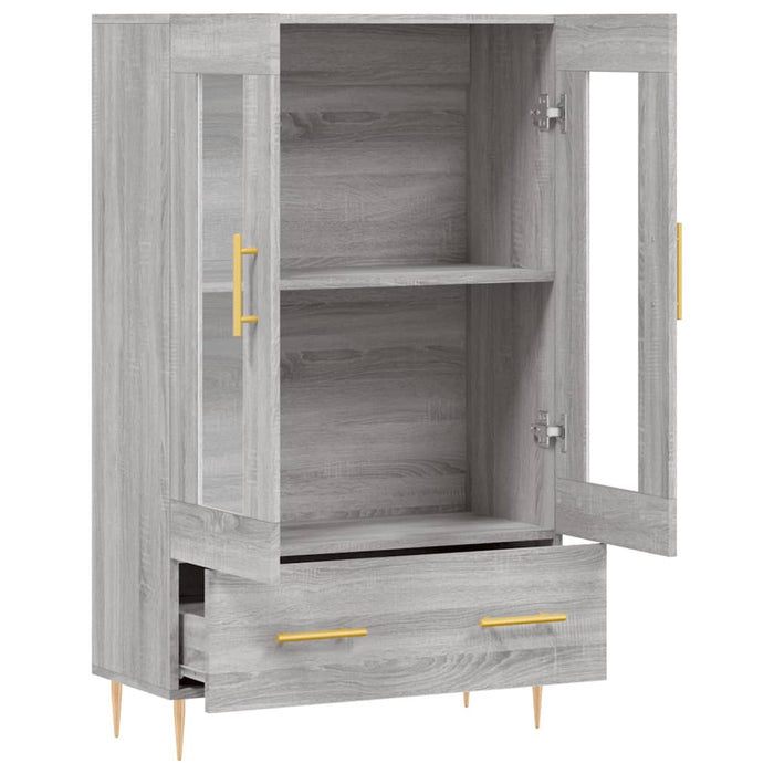 Dulap gri Sonoma 69,5x31x115 cm, lemn prelucrat - WALTI WALTI