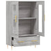 Dulap gri Sonoma 69,5x31x115 cm, lemn prelucrat - WALTI WALTI