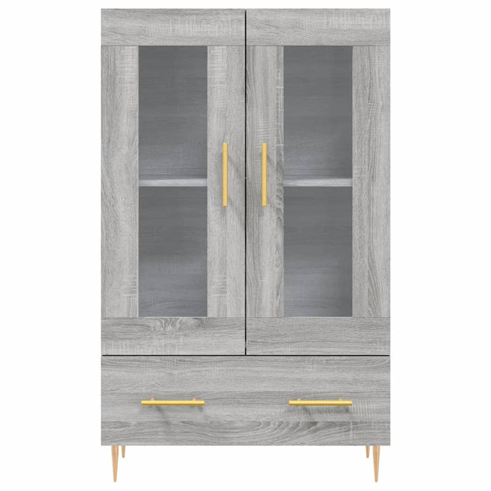 Dulap gri Sonoma 69,5x31x115 cm, lemn prelucrat - WALTI WALTI