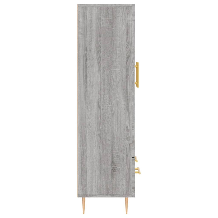 Dulap gri Sonoma 69,5x31x115 cm, lemn prelucrat - WALTI WALTI