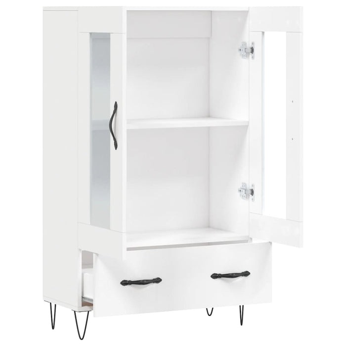Dulap înalt, alb, 69,5x31x115 cm, lemn prelucrat WALTI