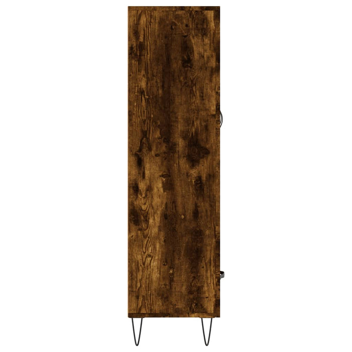 Dulap înalt, stejar afumat, 69,5x31x115 cm, lemn prelucrat WALTI
