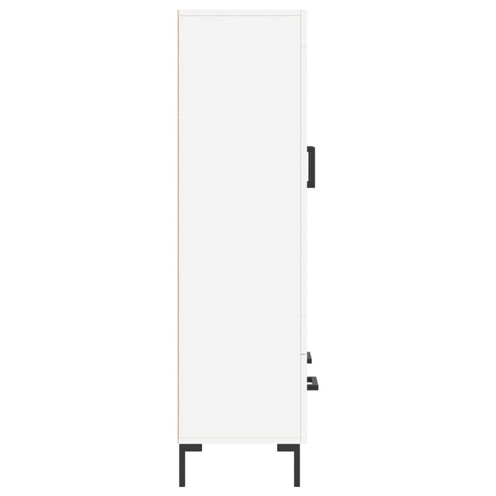 Dulap înalt, alb, 69,5x31x115 cm, lemn prelucrat - WALTI WALTI