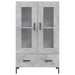 Dulap înalt, gri beton, 69,5x31x115 cm, lemn prelucrat - WALTI WALTI