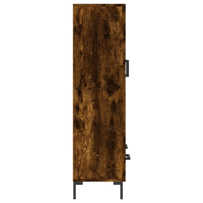 Dulap înalt, stejar afumat, 69,5x31x115 cm, lemn prelucrat - WALTI WALTI