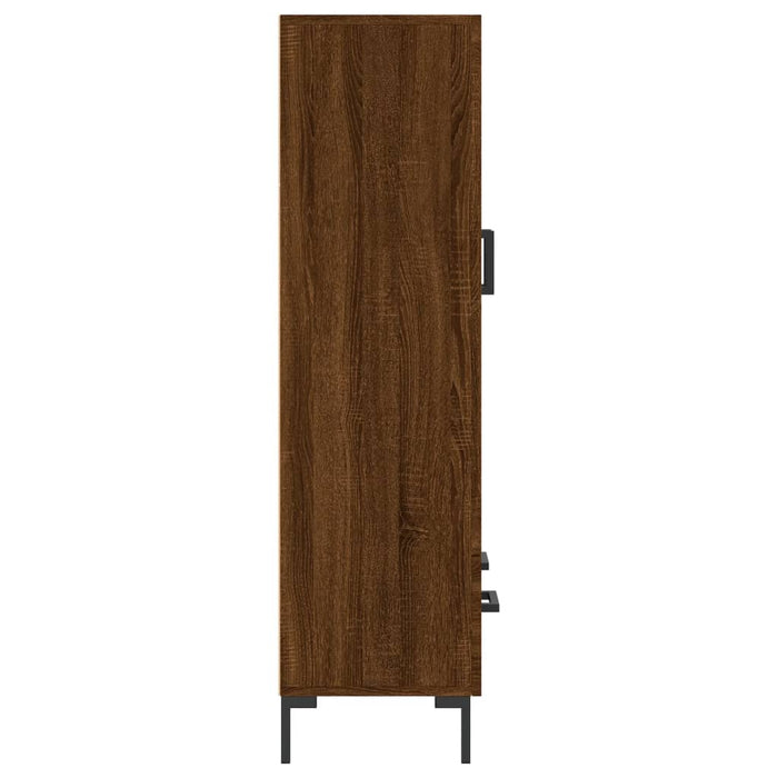 Dulap înalt, stejar maro, 69,5x31x115 cm, lemn prelucrat WALTI
