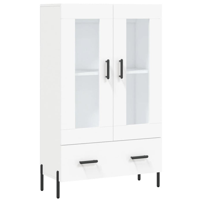 Dulap înalt, alb, 69,5x31x115 cm, lemn prelucrat - WALTI WALTI