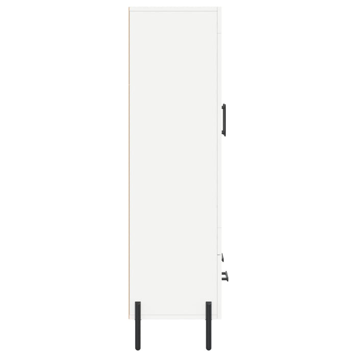 Dulap înalt, alb, 69,5x31x115 cm, lemn prelucrat - WALTI WALTI