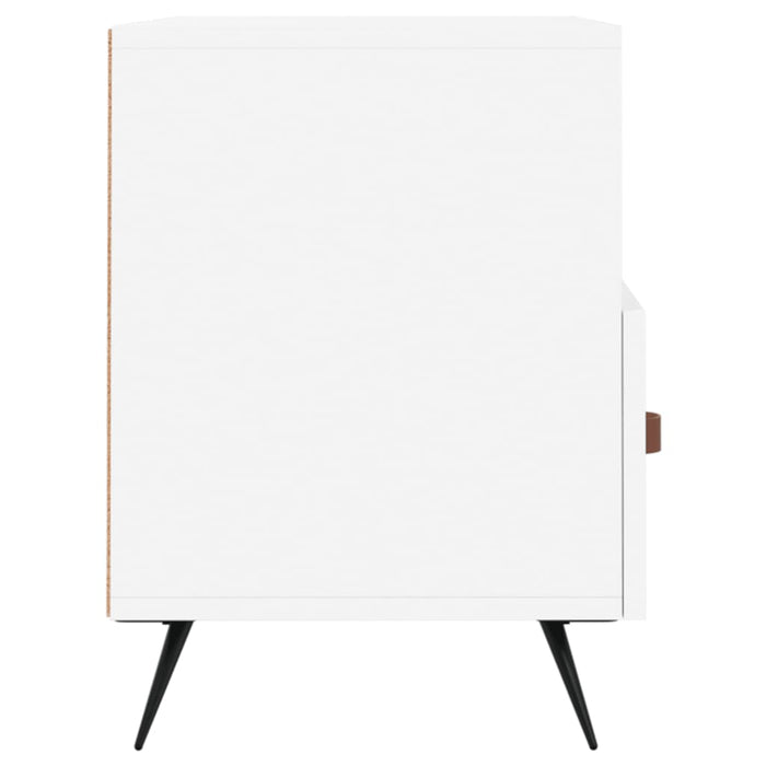 Comodă TV, alb, 80x36x50 cm, lemn prelucrat WALTI