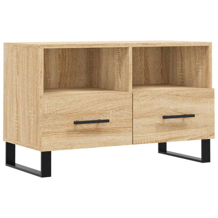 Comodă TV, stejar sonoma, 80x36x50 cm, lemn prelucrat WALTI