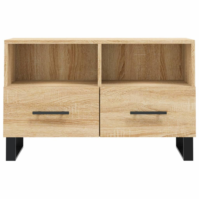 Comodă TV, stejar sonoma, 80x36x50 cm, lemn prelucrat WALTI