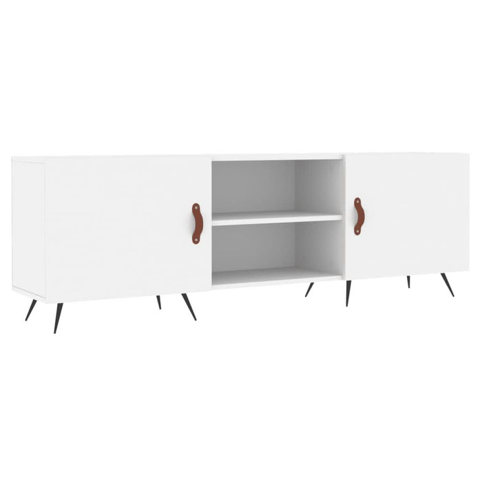 Comodă TV, alb, 150x30x50 cm, lemn compozit - WALTI WALTI