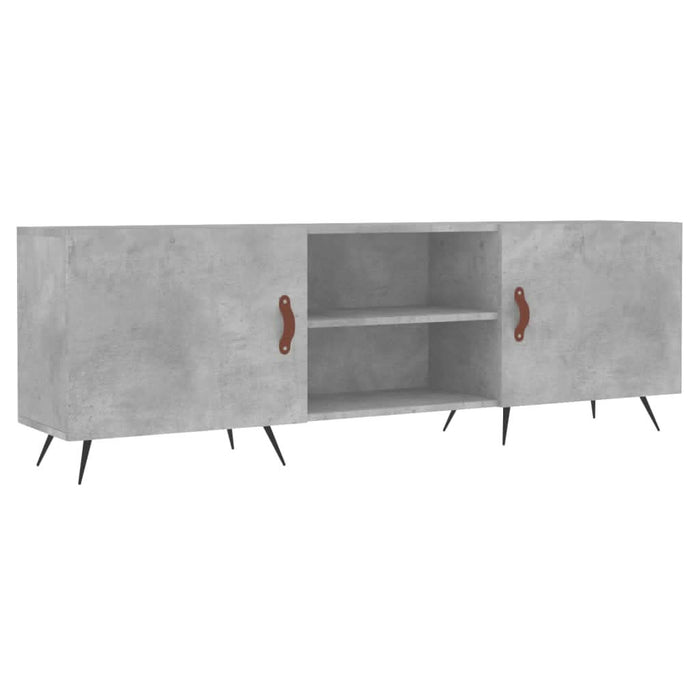 Comodă TV, gri beton, 150x30x50 cm, lemn compozit - WALTI WALTI